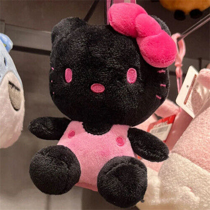 Halloween Hello Kitty Plush Doll Black Pendant Schoolbag Pendant Girl Gifts 2023