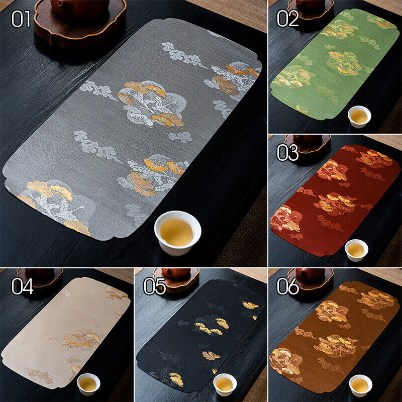 Japanese Tea Mat Waterproof Tea Seats Table Mat Zen Tea Tablecloth Table Flag