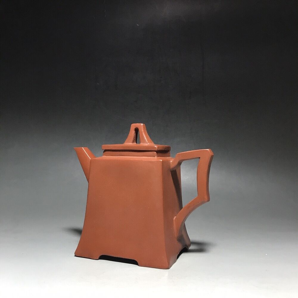 vintage chinese yixing purple clay teapot zisha ceremony carving Collectible art