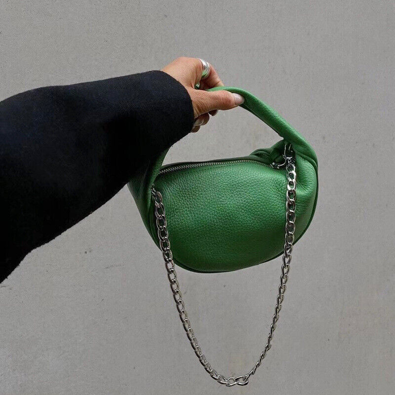 Women Shoulder Bag Top-Handle Small Purse Bags Female Tote Handbag Green