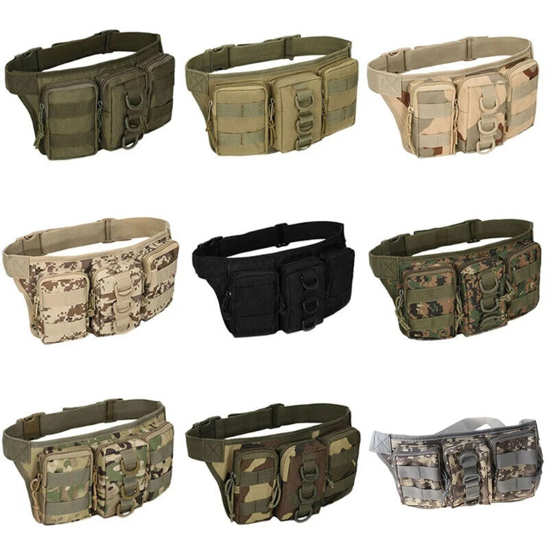 Men Women Outdoor Tactical Bag Tactical Pack Camping Hiking Bag Belt Backpack