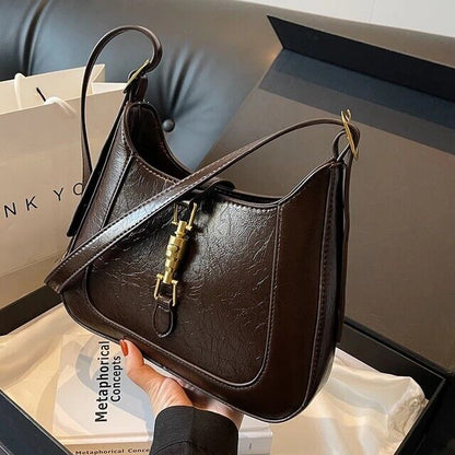 Women's Classic Vintage Handbag Leather Shoulder Bag Crossbody Bag Retro Gift