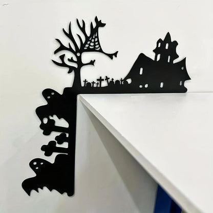 1pc, Halloween Party Door Hanging Door Corner Art, Decorative Ornaments