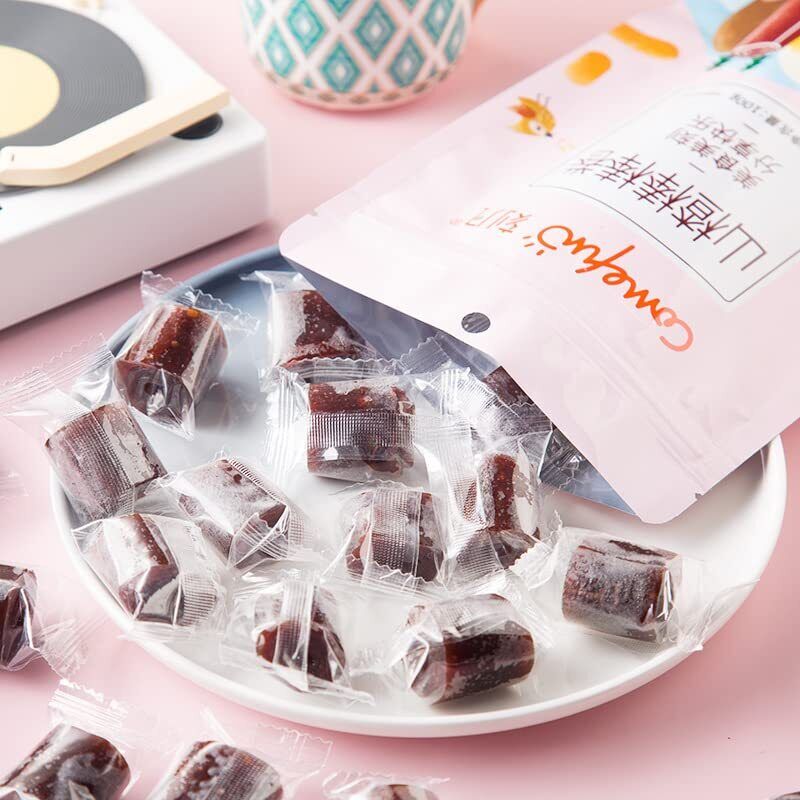 Hawthorn Roll Sweet and Sour Snacks Hawthorn Berry Long Rolls Dried Fruit 100g