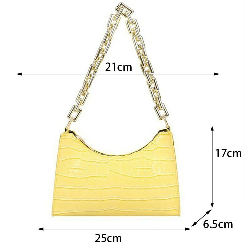 Zipper Handbags Texture Embossed Lacquer Shoulder Bag Simple Small Square Bags