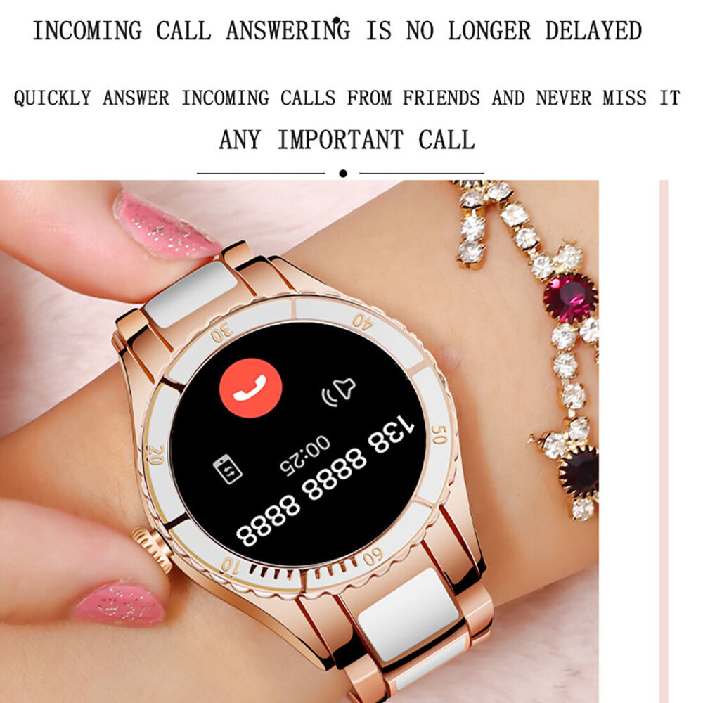 Bluetooth Smart Watch Women Heart Rate Monitor Sleep Tracker for iPhone Android