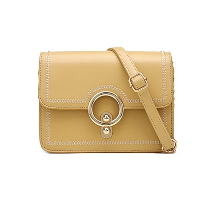 Women Shoulder Bag Material Chains Crossbody Bag Girl Beautiful Embroidery