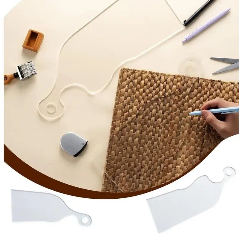 Cutting Board Handle Templates Acrylic Clear DIY Woodworking Stencil 40.6x15.6cm