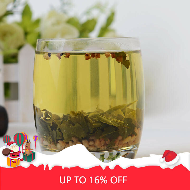 100g Genmaicha Sencha with The Rice Premium Pure Material Brown Rice Green Tea