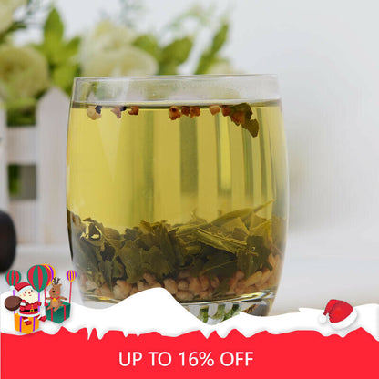 100g Genmaicha Sencha with The Rice Premium Pure Material Brown Rice Green Tea