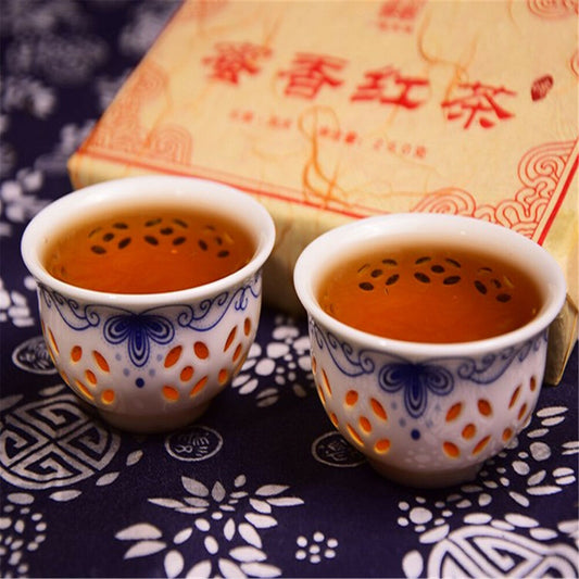 Dian Hong Brick Black Tea Yunnan Fengqing Dian Hong Compressed Tea Red Tea 250g