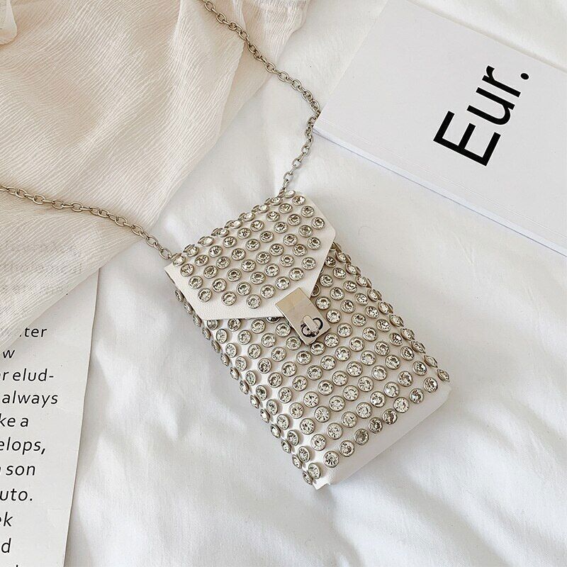 Diamonds Mini Bags Women Mobile Phone Bag Crossbody Bag Coin Ladies Wallet