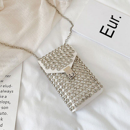 Diamonds Mini Bags Women Mobile Phone Bag Crossbody Bag Coin Ladies Wallet