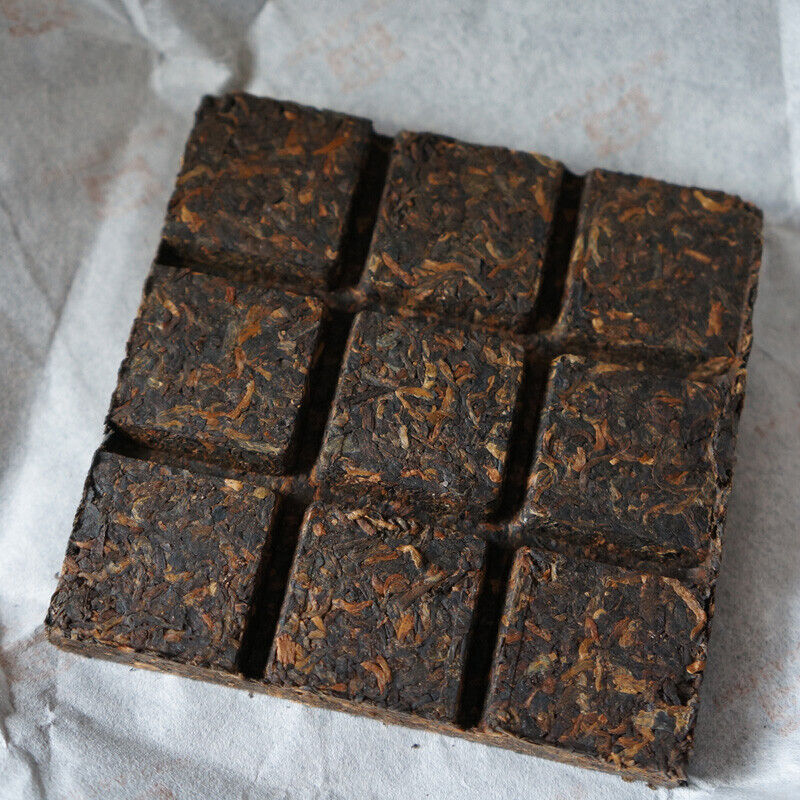 2023 Pu'er Tea Cubes Amber Menghai Dayi Pu-erh Puer Tea Brick Ripe 240g/8.46oz