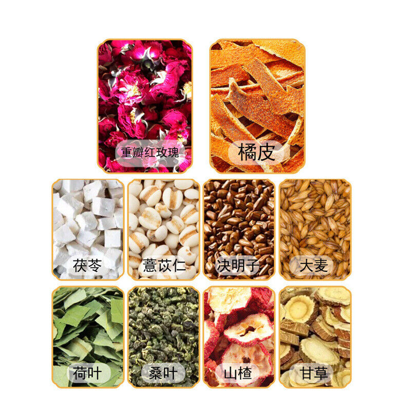 50g Poria Job's Tears Tea 茯苓薏湿茶50g(5g*10包) 红豆薏米茶 茯苓薏米茶盒装 甄选草本原材 口感醇厚