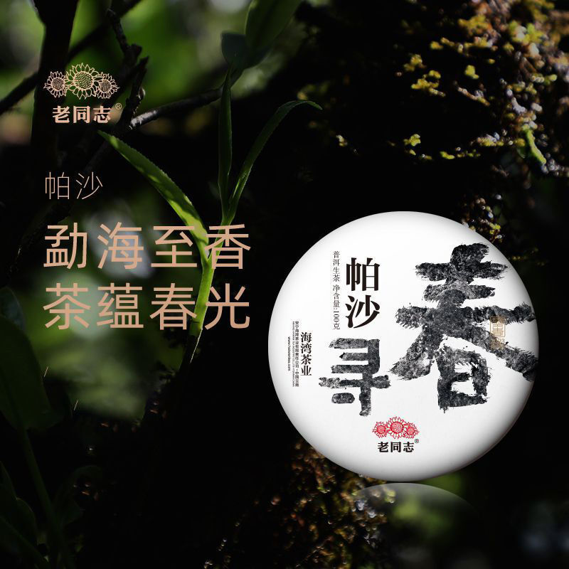Lao Tong Zhi Puerh Tea Raw Tea Pasha Hilltop Pure Material Puerh Tea Cake 100g