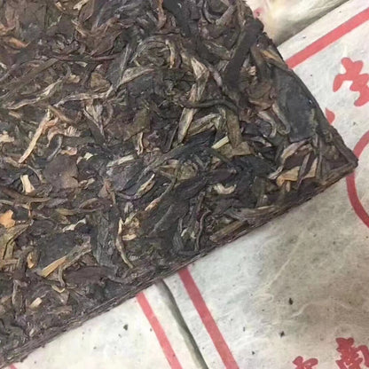500g 2003 Songpinhao Old Puerh Raw Tea Brick Yunnann Aged Raw Pu'er Brick Tea