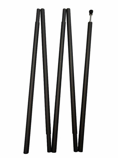 Tent Support Rod Pole Ultralight Lightweight Carbon Fiber Sturdy Stiff 125-28 CM