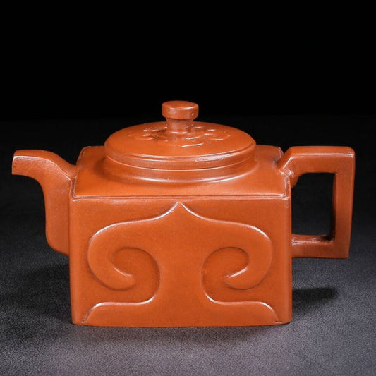 Vintage Chinese Yixing Purple Clay Teapot Zisha Ceremony Red Mud Tea Set Collect