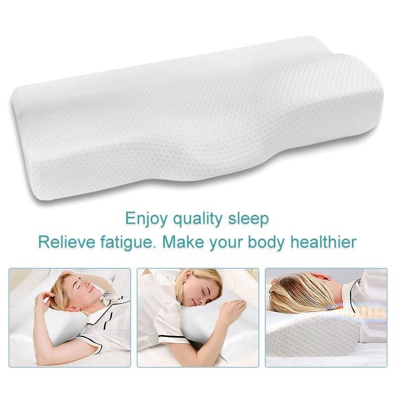TOPX KingSize Memory Foam Pillow is perfect for side, back, stomach sleepers NEW