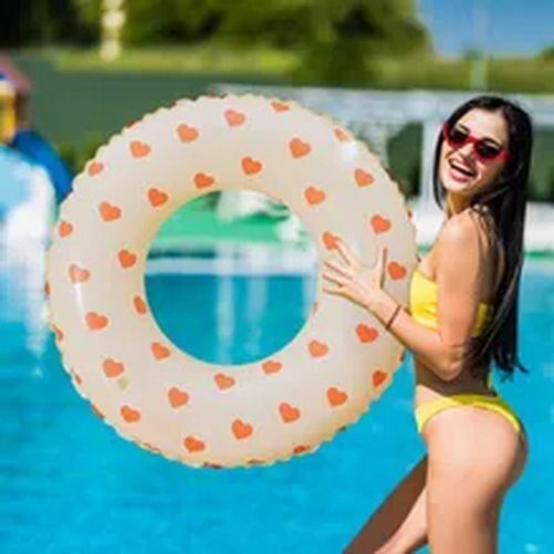 Pvc Inflatable Swimming Ring For Children Adult Swimming Laps Pool Floater Water