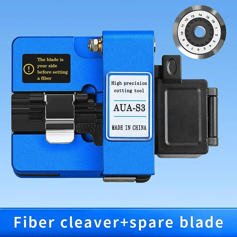 AUA-S3 Fiber Cleaver FTTH Cable Fiber Optic Cutting Knife Three-in-one Clamp