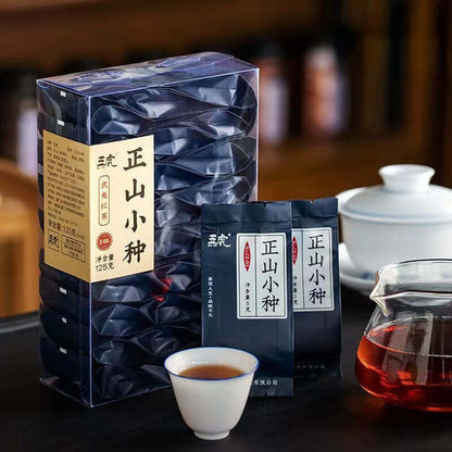 125g Premium Lapsang Souchong Black Tea Wuyi Organic Red Tea Loose Leaf Tea
