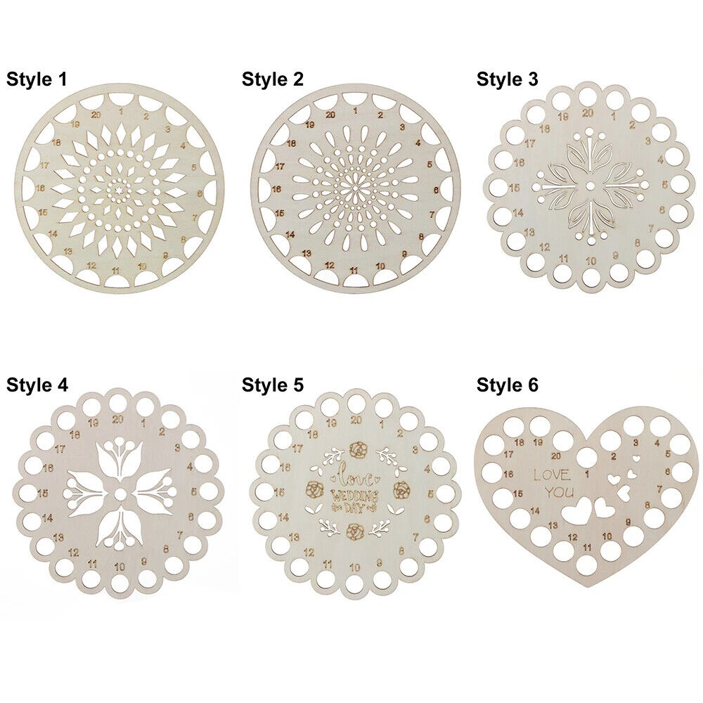 Embroidery Floss Organizers Wood Cross Stitch Needle Thread Storage Holder Tools