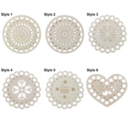 Embroidery Floss Organizers Wood Cross Stitch Needle Thread Storage Holder Tools
