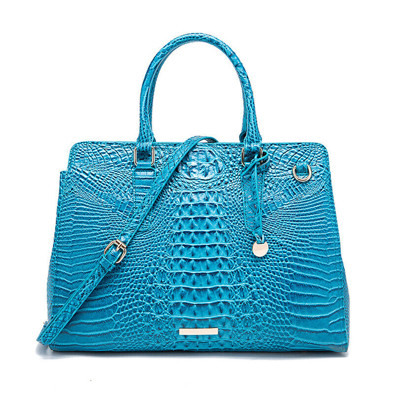 Women Patent Leather Crocodile Handbag Sling Satchel Tote Shoulder Bag Party Bag