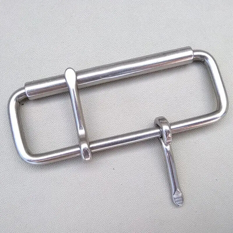 Weightlifting Belt Buckles Stainless Steel 60mm Square Waistbands Roller 52-60mm