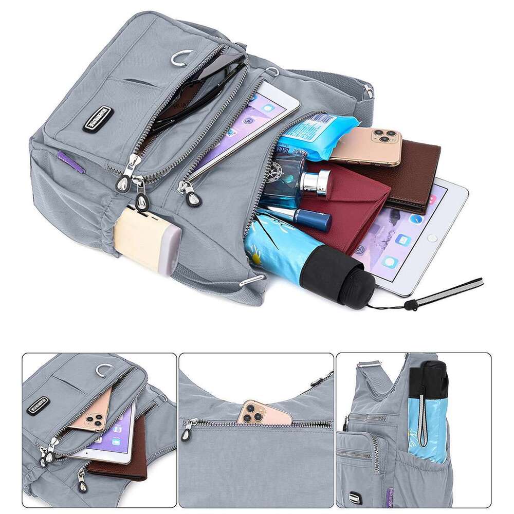 Women's Ladies Handbag Shoulder Crossbody Bag Purse Nylon Tote Messenger Travel