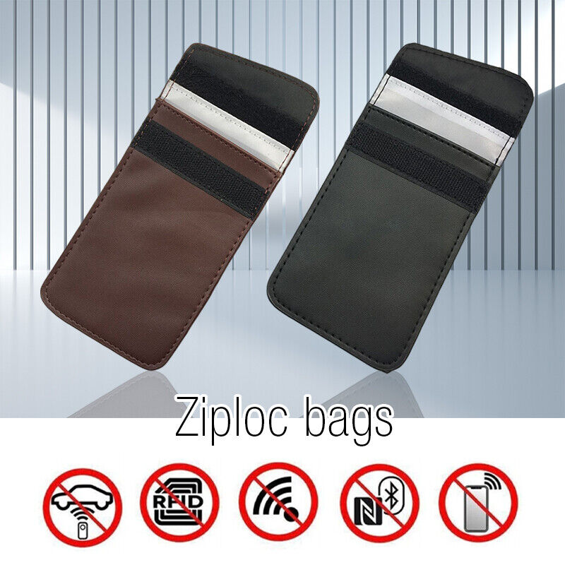 Mini Faraday Bag Car Key Signal Blocking Wallet Blocker Case RFID Car Shielding