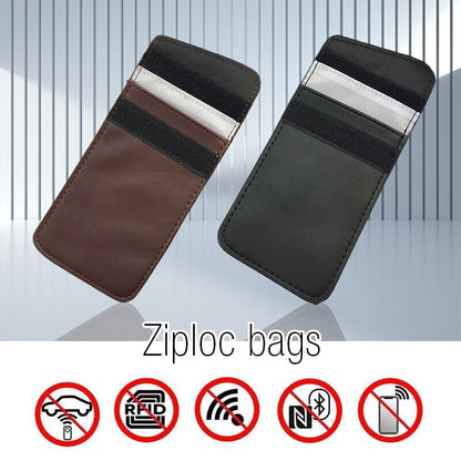 Mini Faraday Bag Car Key Signal Blocking Wallet Blocker Case RFID Car Shielding