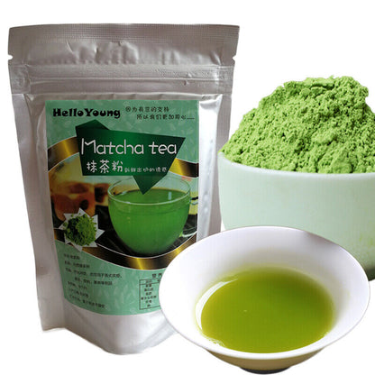 80g Premium Organic Matcha Green Tea Powder slimming tea weight loss Makeup Tea