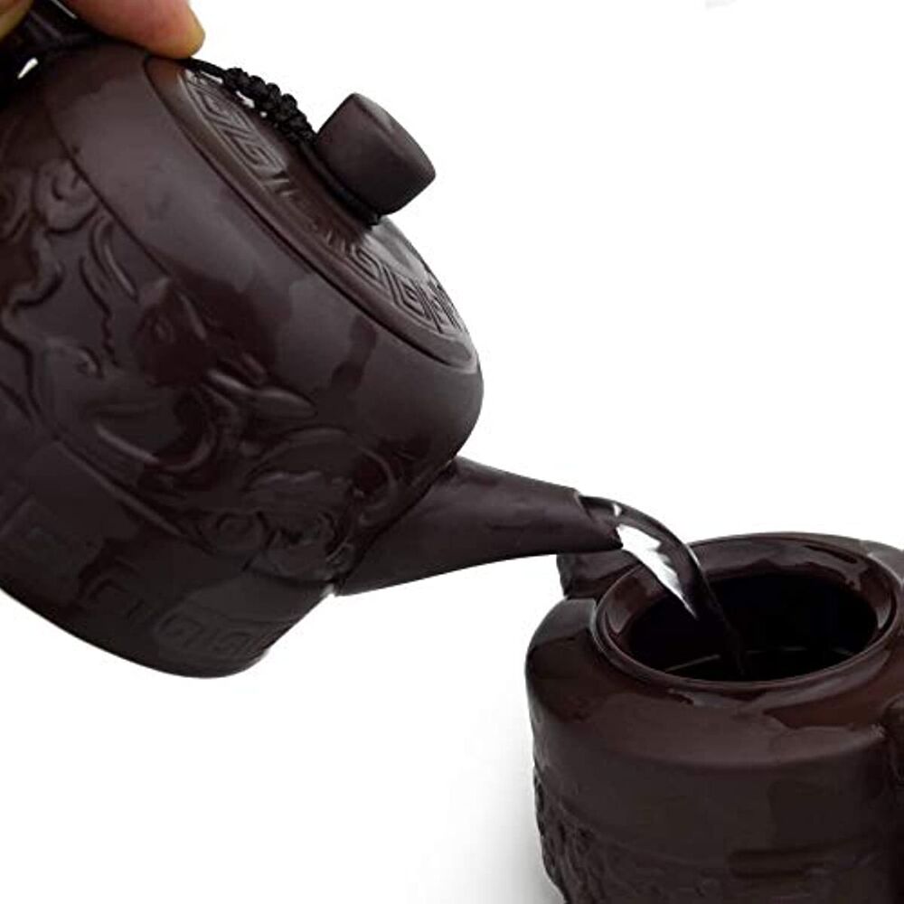 Teapot 258ml Chinese Dragon Beauty Pots zisha Gongfu Tea Infusers for Loose Tea