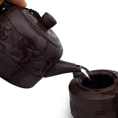 Teapot 258ml Chinese Dragon Beauty Pots zisha Gongfu Tea Infusers for Loose Tea