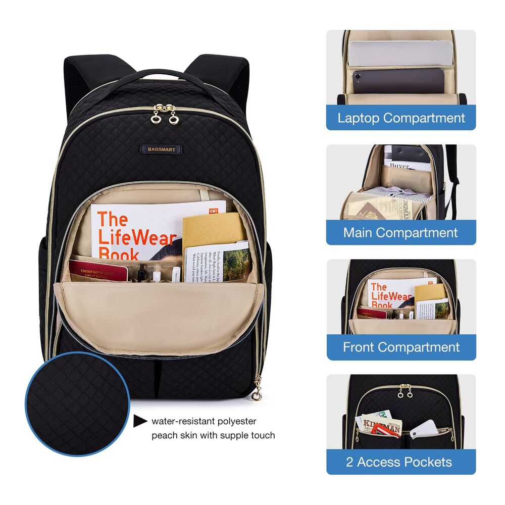 Laptop Backpacks Women 15.6 inches Bags School Bag Work School College