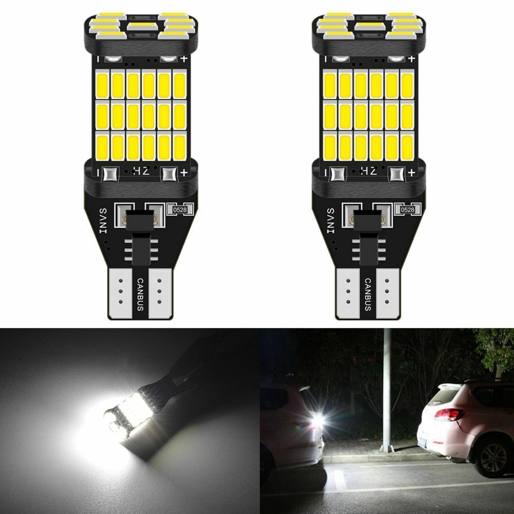 W16W LED Bulb Car Backup Reverse Lights 2pcs T15 T16 Canbus 921 for Audi A4 B8