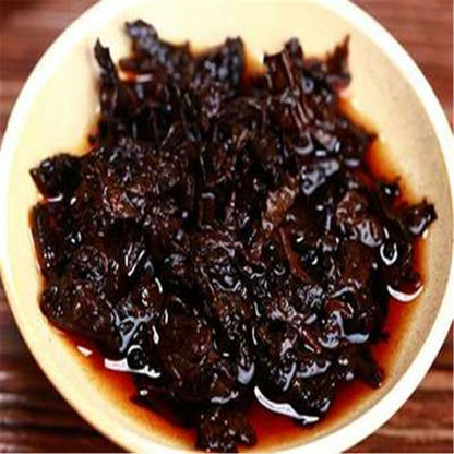 Black Tea 357g Yunnan Original Ripe Puer Cake Shu Pu-erh Tea Meng Hai Royal Cha