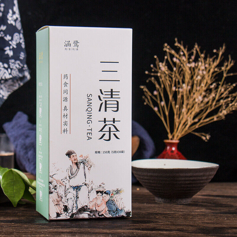 Sanqing Tea Bad Breath Bitter Clear Fire Tea Bag 三清茶口臭口苦茶清火茶