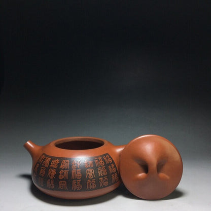 vintage chinese yixing purple clay teapot zisha ceremony teaware collection rare