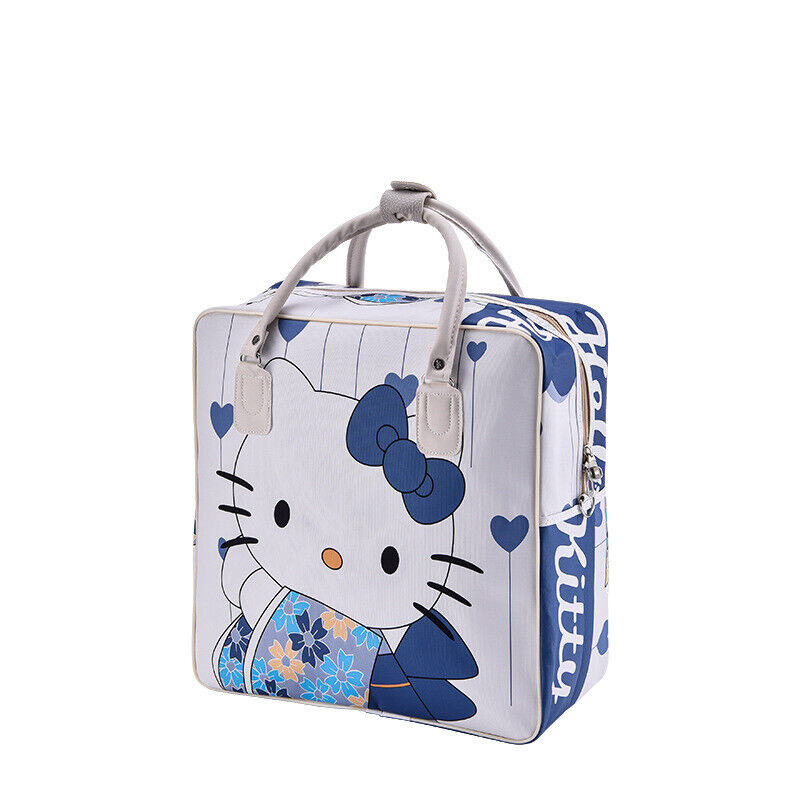 Women Girl Hello Kitty Kimono Handbag Tote Casual Travel Crossbody Shoulder Bag