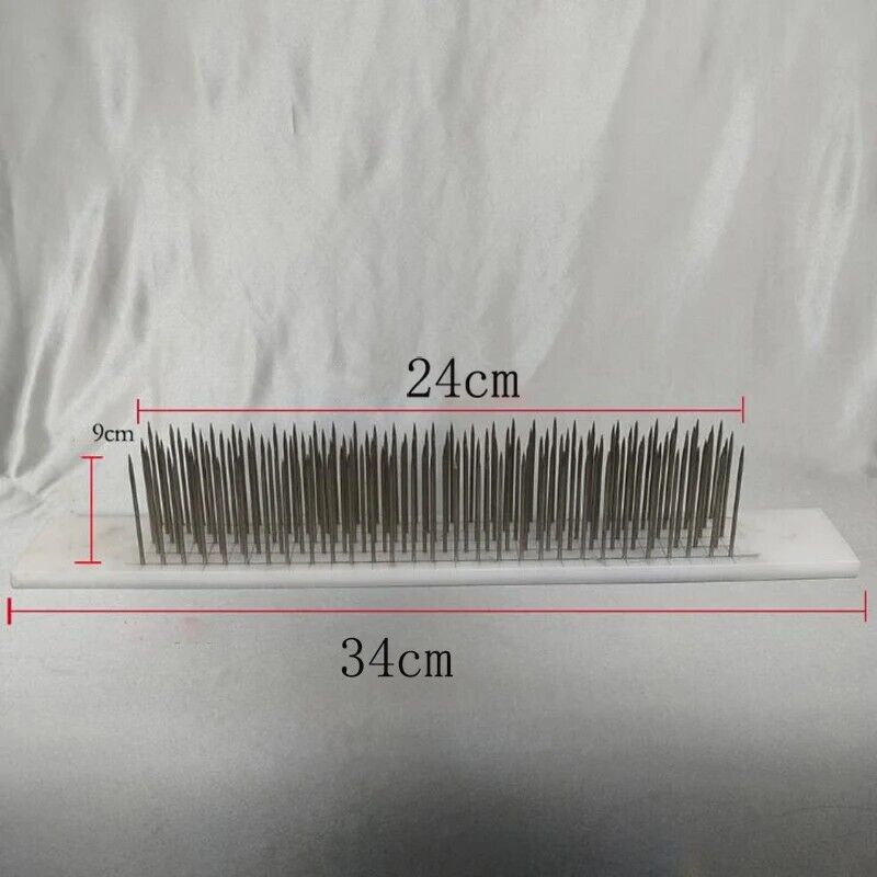 Hair Extension Comb Hackle With 100 Pcs Needle Making Machine Weft Tool 34x9x8cm