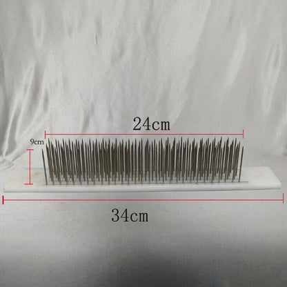 Hair Extension Comb Hackle With 100 Pcs Needle Making Machine Weft Tool 34x9x8cm