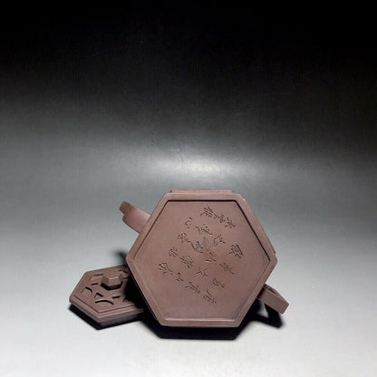 vintage chinese yixing purple clay teapot zisha ceremony teaware collection rare