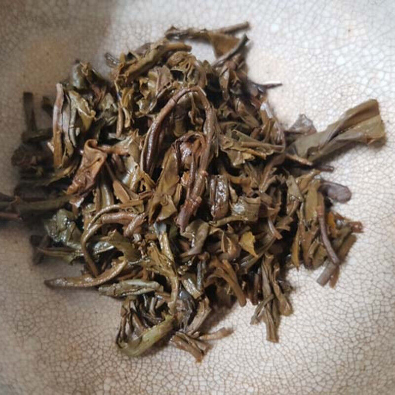 Xiaguan 2011 8113 Brown Mountain Early Spring Green Cake XY Pu'er Tea Raw 357g