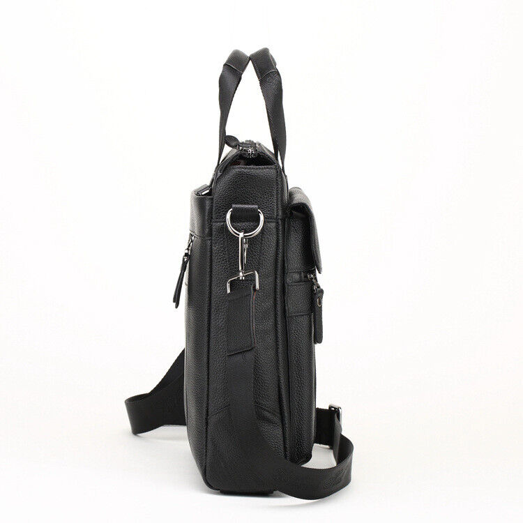 Men Genuine Leather Cross Body Messenger Shoulder Bag Briefcase Tote Handbag New