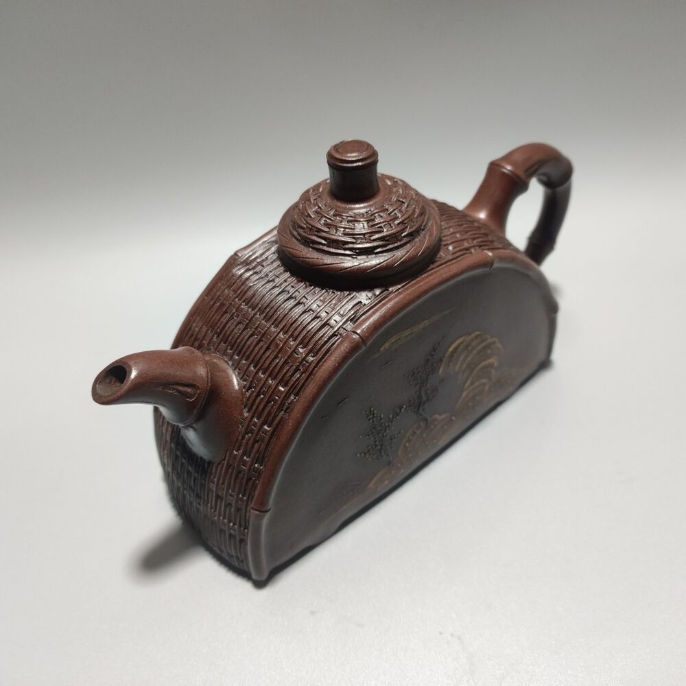 Vintage Chinese Yixing Purple Clay Teapot Zisha Ceremony Fashion Gift Teaware