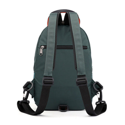 Small Backpack Shoulder Cross Body Bag Military Nylon Sling Chest Rucksack Bag